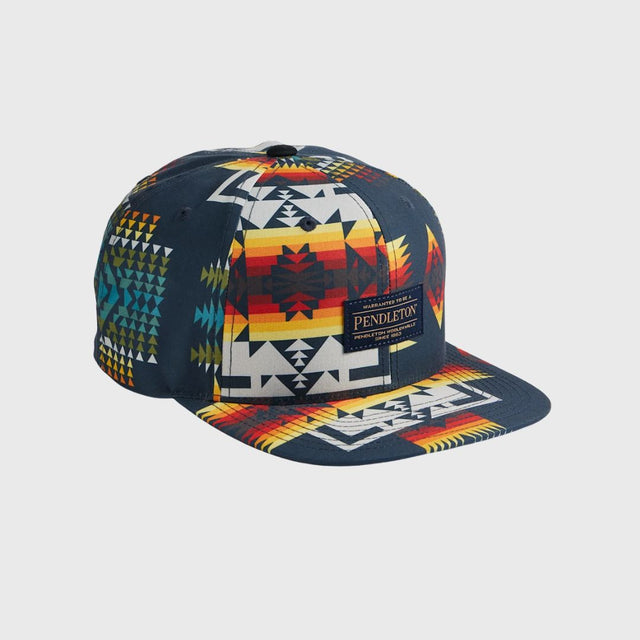 Pendleton Printed Snapback Hat Multi Black
