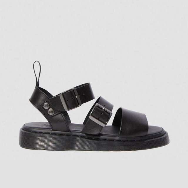 Dr. Martens Gryphon Brando Leather Black Women's Sandals