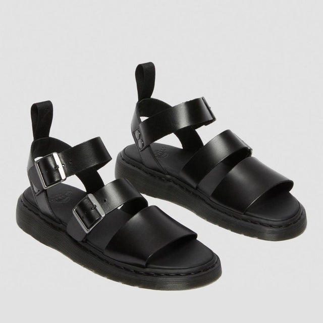 Dr. Martens Gryphon Brando Leather Black Women's Sandals