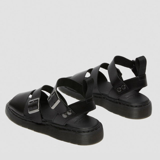 Dr. Martens Gryphon Brando Leather Black Women's Sandals