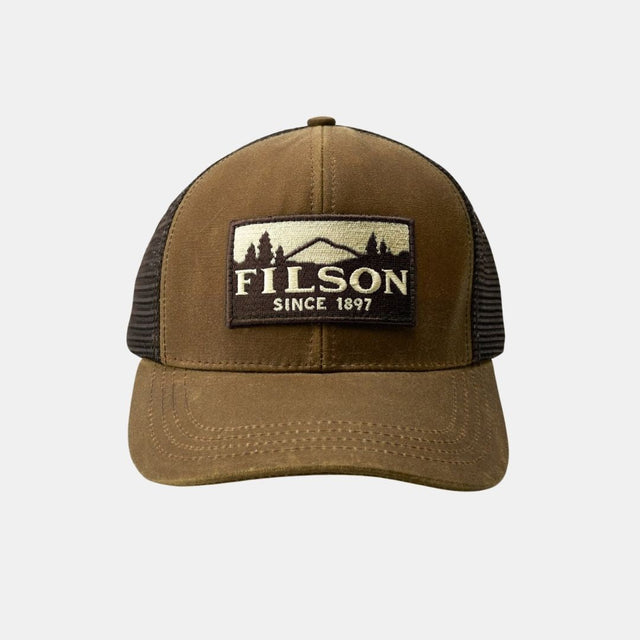 Filson Logger Mesh Cap Dark Tan