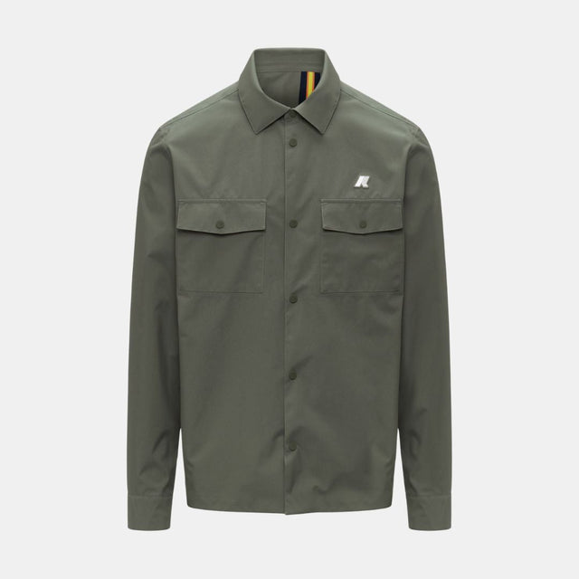 K-Way Umber Stretch 2 Layers Green Lichen