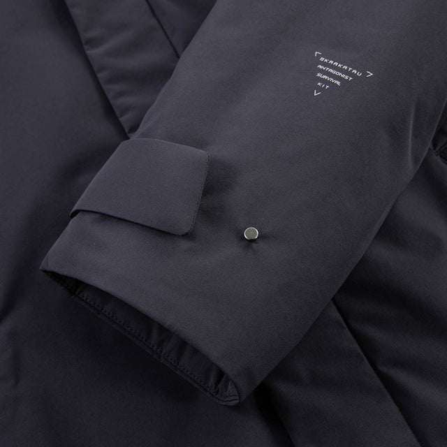 Krakatau Bleriot Trench Coat Qm549 Dark Night