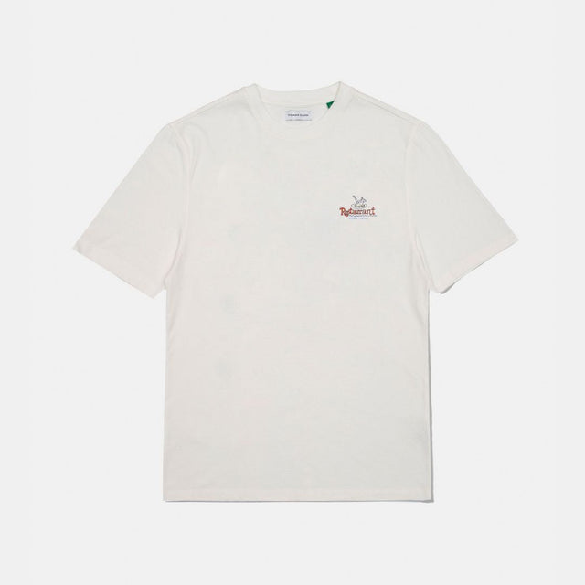 Edmmond Studios T-Shirt Piano Bar Plain Off White