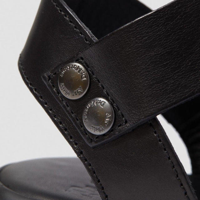 Dr. Martens Gryphon Brando Leather Black Women's Sandals