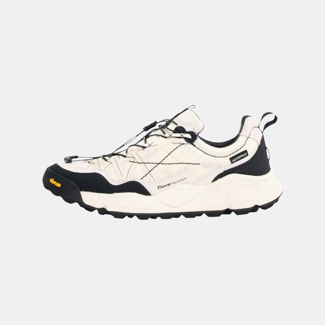 Flower Mountain Iwano 2 Uni Suede Nylon Fabric White-Black