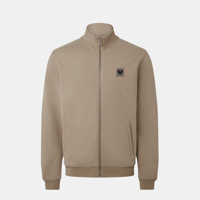 Belstaff Full Zip Sweatshirt Dark Sand