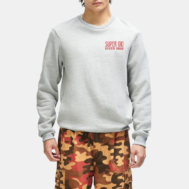 Deus Ex Machina Chessboxin Crew Grey Marlie
