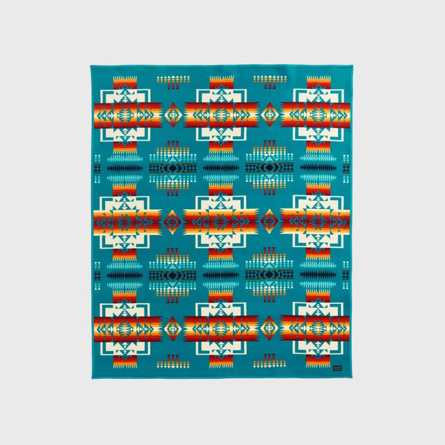 Pendleton Chief Joseph Jacquard Robe Turquoise