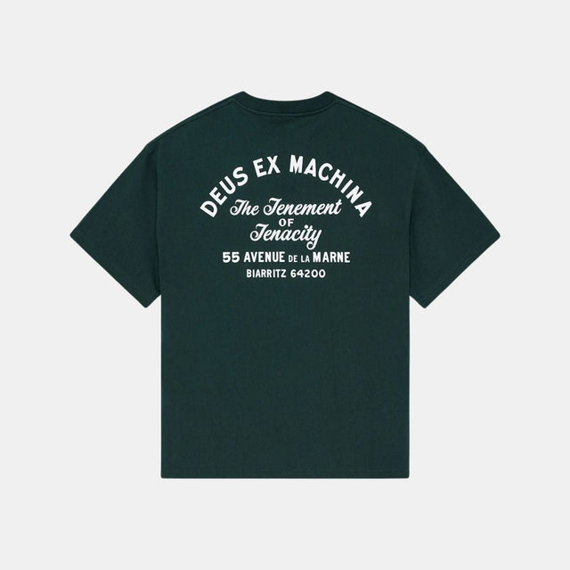 Deus Ex Machina Biarritz Sign Tee Racing Green