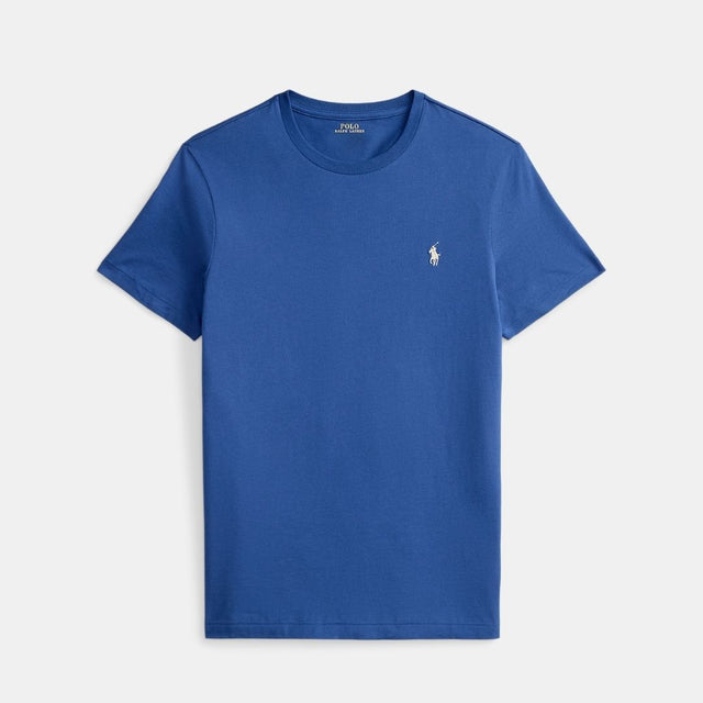 Polo Ralph Lauren Custom Slim Fit Jersey Crewneck T-Shirt Blue