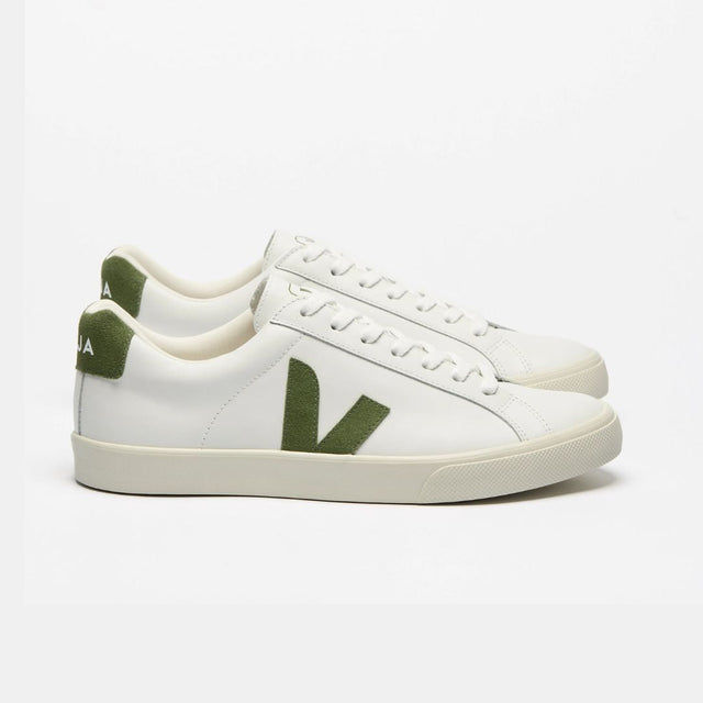 Veja Women's Esplar Leather White Kiwi