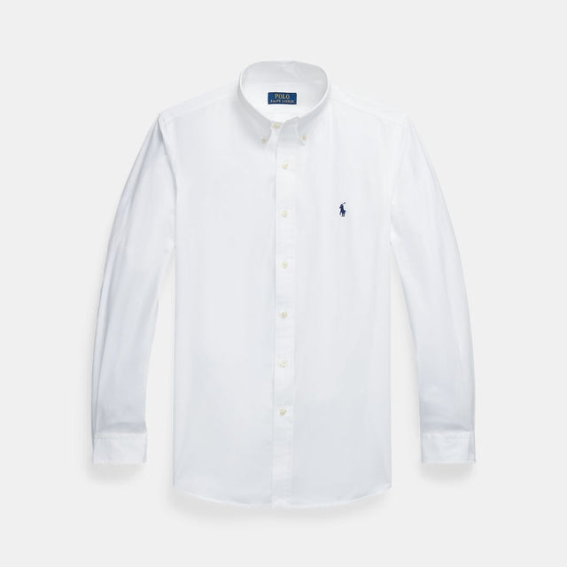 Polo Ralph Lauren Custom Fit Stretch Poplin Shirt White