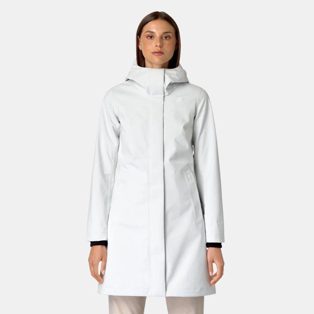 K-Way Stephy Bonded White G & Blue Depth