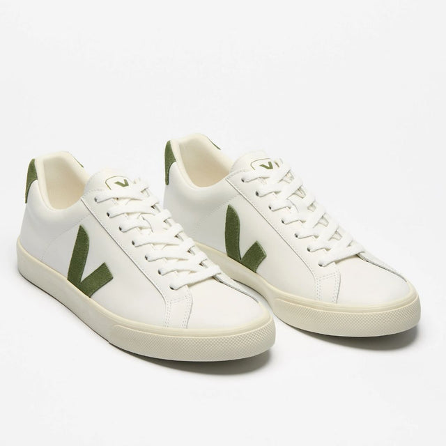 Veja Women's Esplar Leather White Kiwi