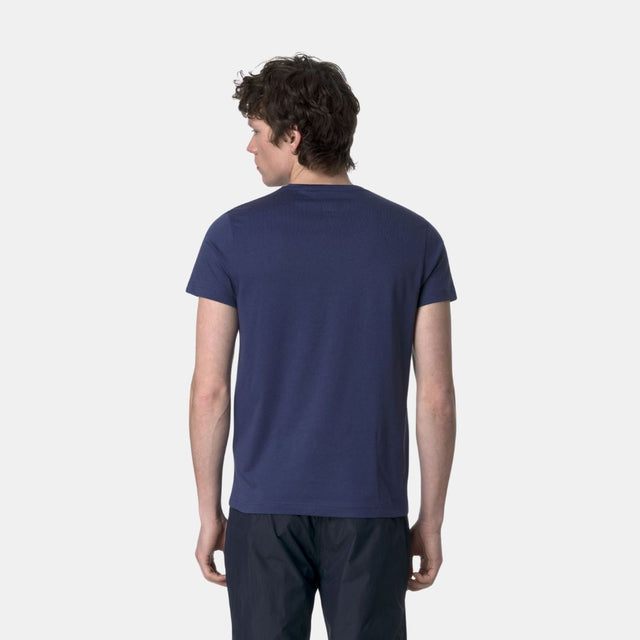 K-Way Le Vrai Edouard T-Shirt Blue Deep Cobalt
