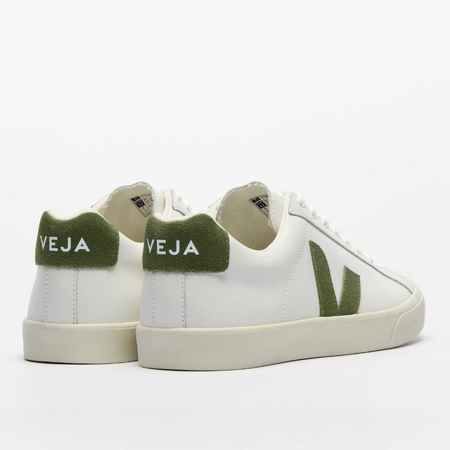 Veja Men's Esplar Leather White Kiwi