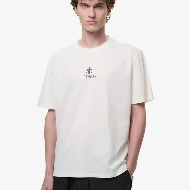 Premiata Cotton T-Shirt Bonded White