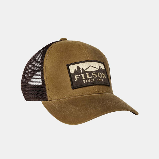 Filson Logger Mesh Cap Dark Tan