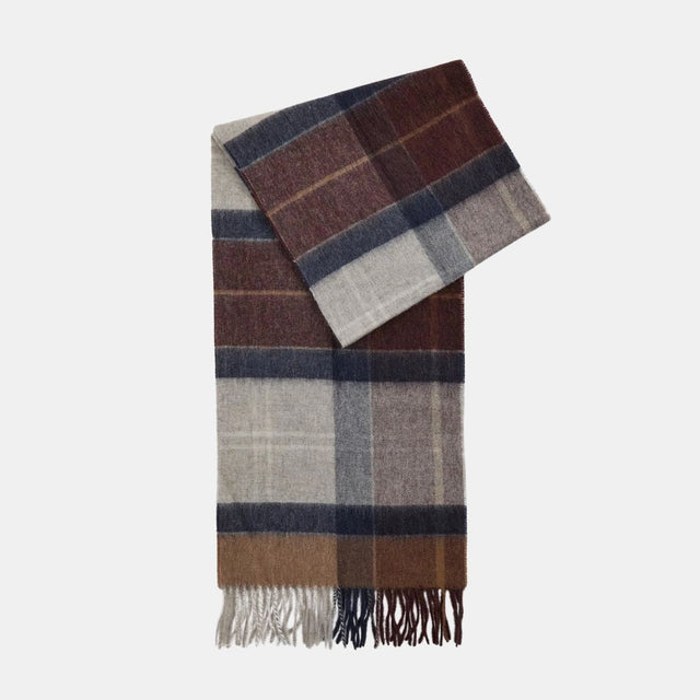 Barbour Inverness Tartan Scarf Midnight Oak Tartan