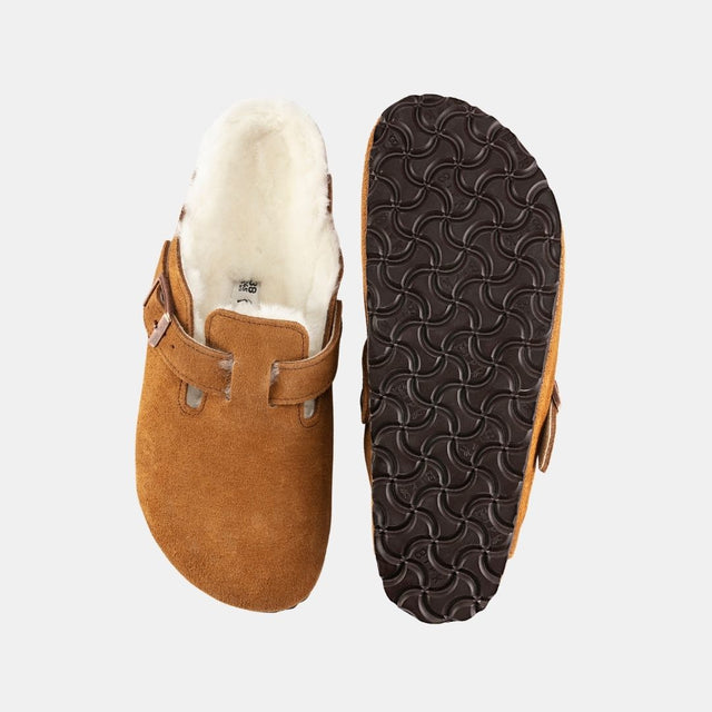Birkenstock Boston VL Shearling Narrow Fit Unisex Mink