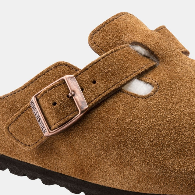 Birkenstock Boston VL Shearling Narrow Fit Unisex Mink