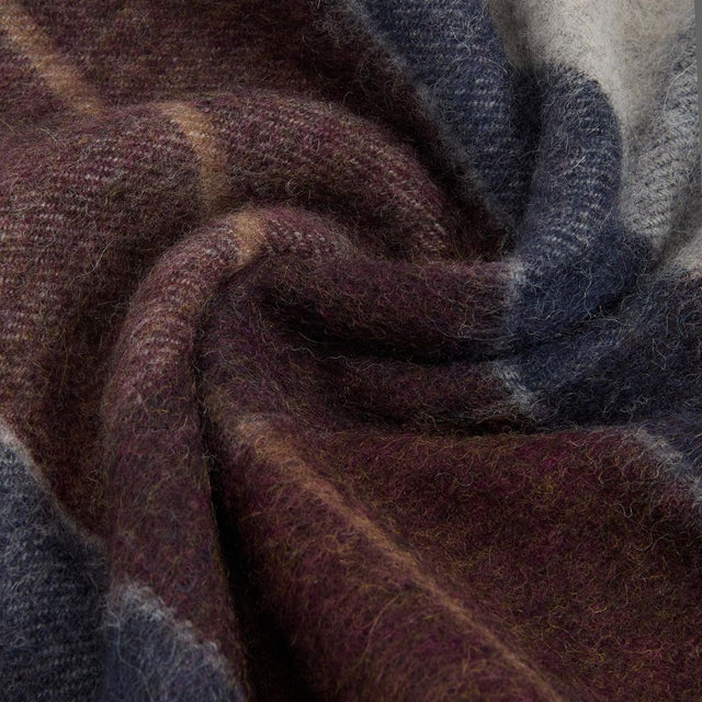 Barbour Inverness Tartan Scarf Midnight Oak Tartan