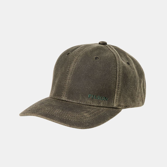 Filson Oil Tin Low Profile Logger Cap Otter Green