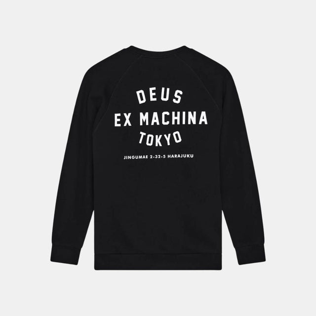 Deus Ex Machina Harajuku Address Crew Black