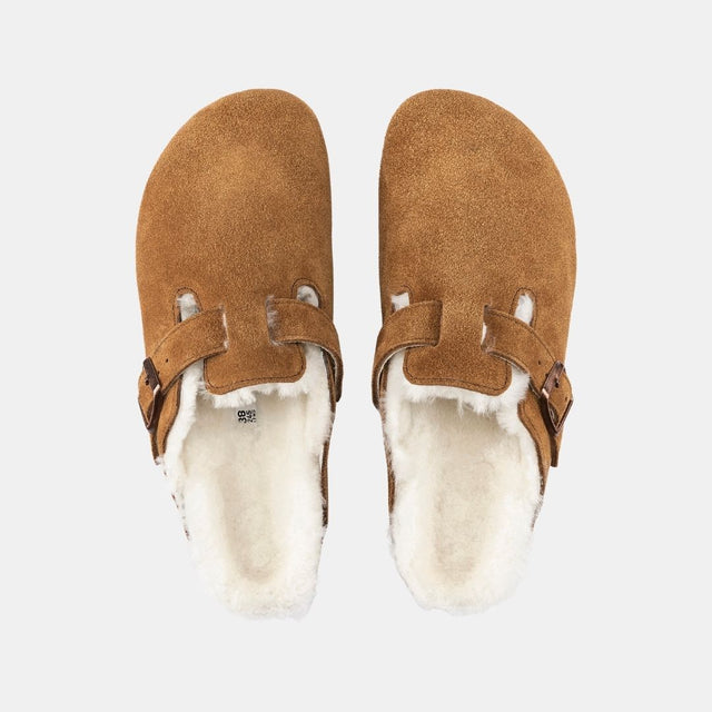 Birkenstock Boston VL Shearling Narrow Fit Unisex Mink