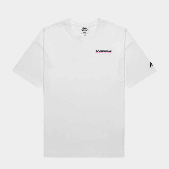 Kappa Authentic Surya White-Black-Pink Prism