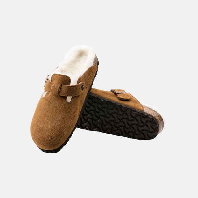 Birkenstock Boston VL Shearling Narrow Fit Unisex Mink