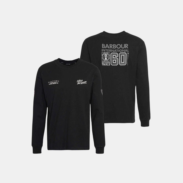 Barbour International Steve McQueen™ 60th Anniversary T-Shirt Black