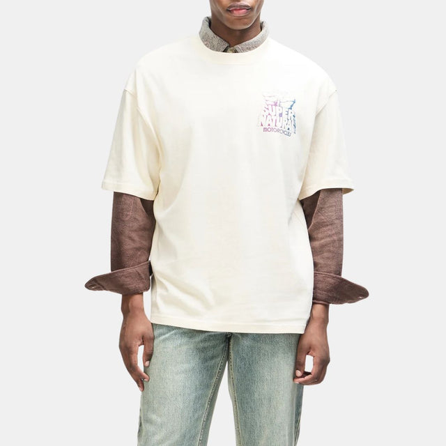 Deus Ex Machina Temple Torque Os Tee Dirty White