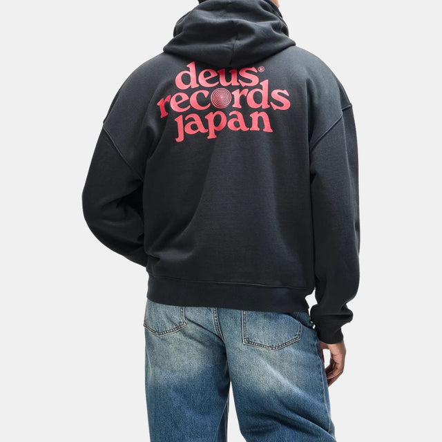 Deus Ex Machina Strata Zip Hoodie Black