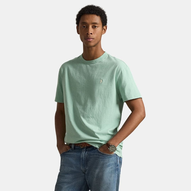 Polo Ralph Lauren Custom Slim Fit Jersey Crewneck T-Shirt Green