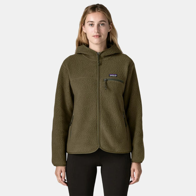 Patagonia Women's Retro Pile Hoody Basin Green