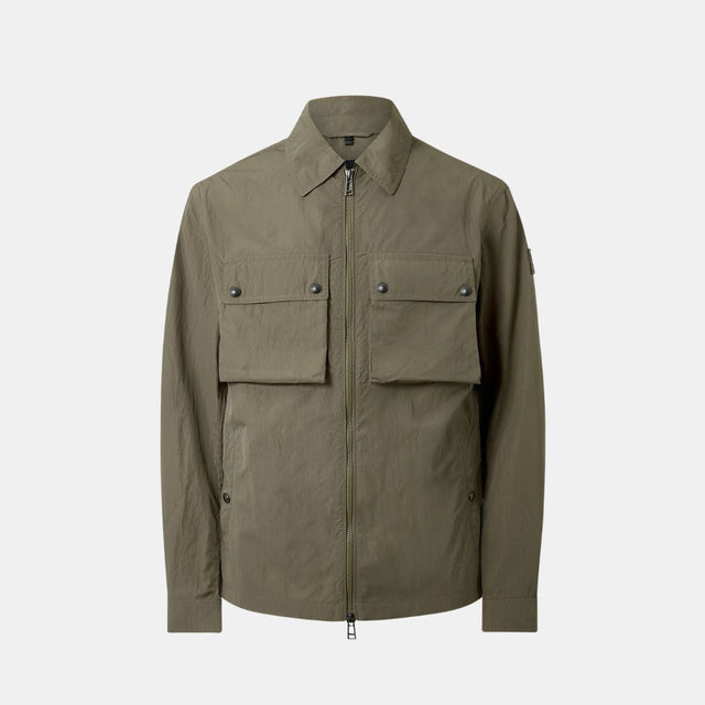 Belstaff Tourer Overshirt Khaki Green