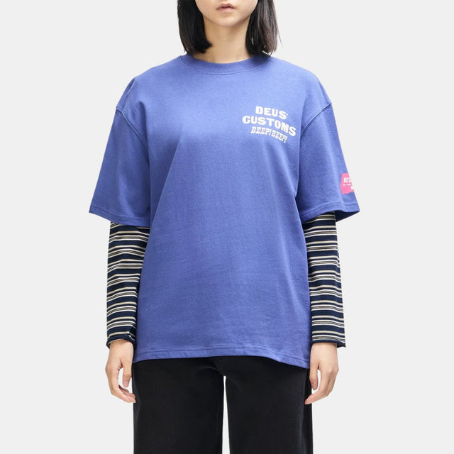 Deus Ex Machina Bloomers Os Tee Limoges Blue