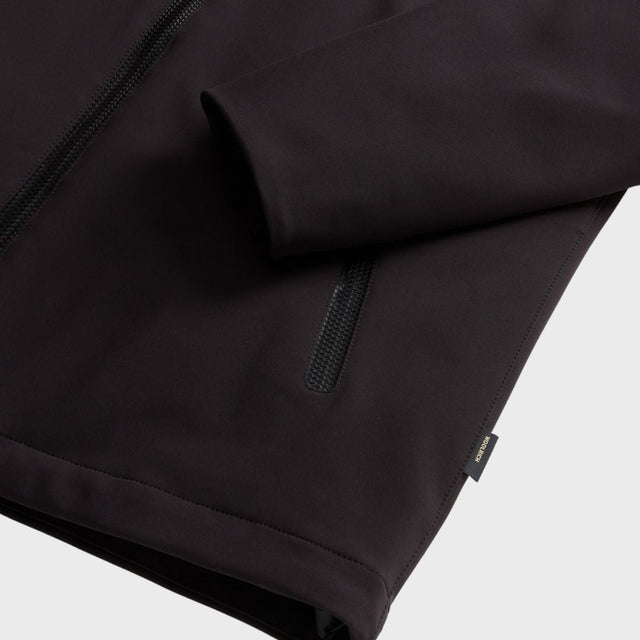 Woolrich Men's Stretch Nylon Jacket With Padding And Removable Hood Black