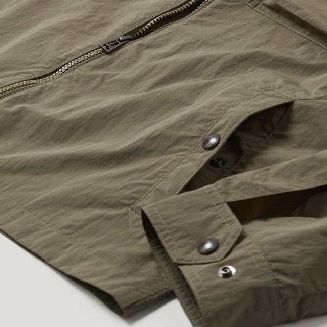 Belstaff Tourer Overshirt Khaki Green