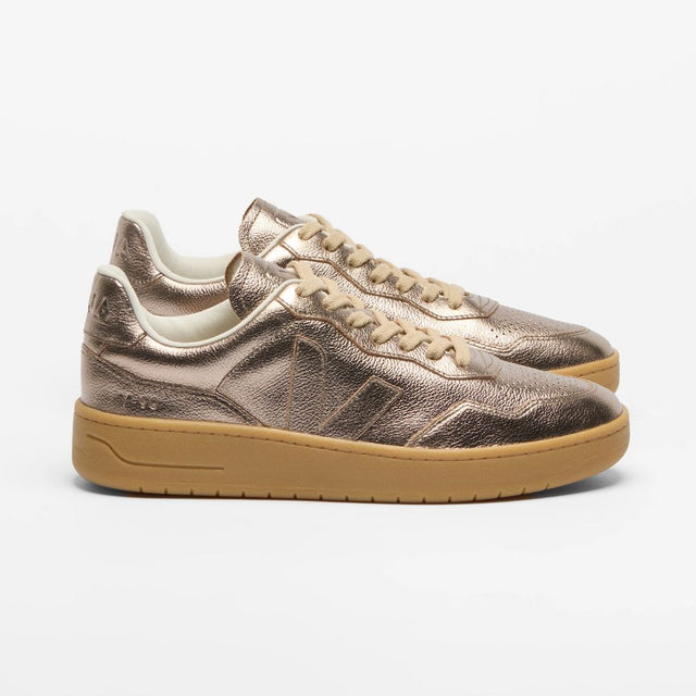 Veja Women's V-90 Leather Full Bronze Natural