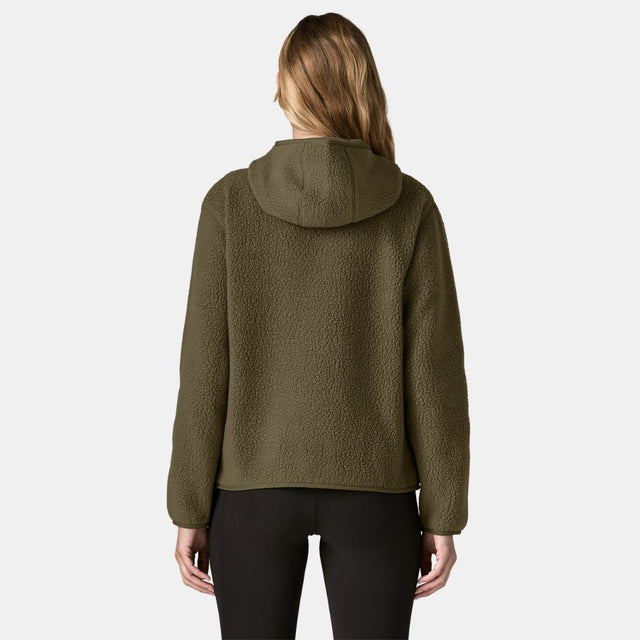 Patagonia Women's Retro Pile Hoody Basin Green