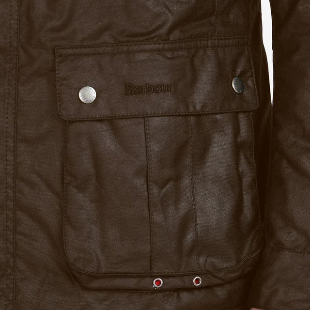 Barbour International Duke Waxed Jacket Bark