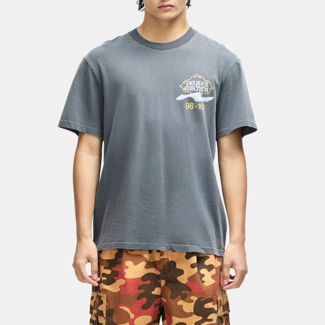 Deus Ex Machina Easy Peacey Tee  Anthracite
