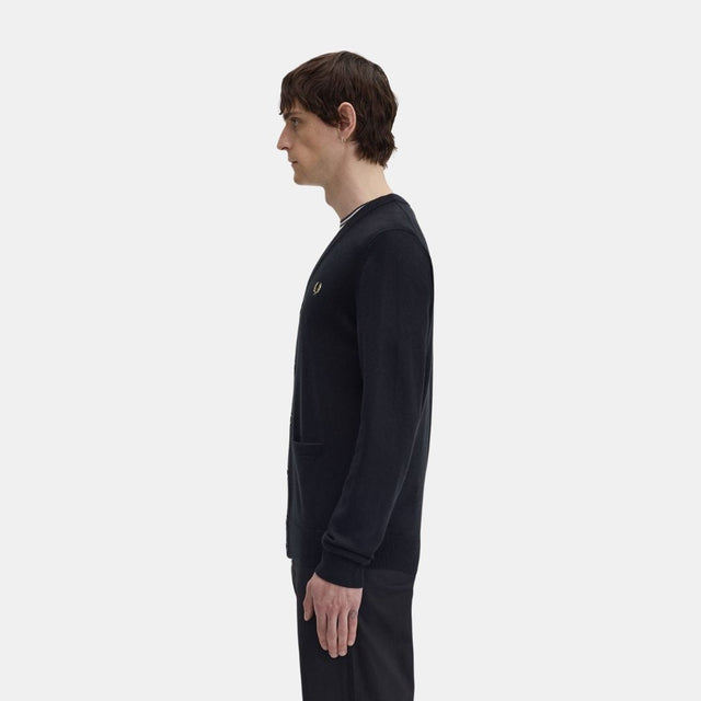 Fred Perry Classic Cardigan Black