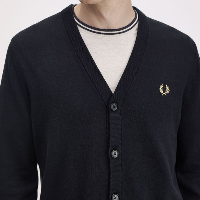 Fred Perry Classic Cardigan Black
