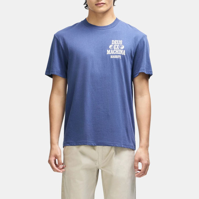 Deus Ex Machina Biarritz Ceramic Tee Mechanic Blue