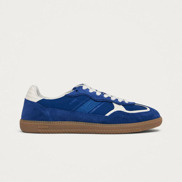 Alohas 490 Rife Sheen Blue Leather Sneakers