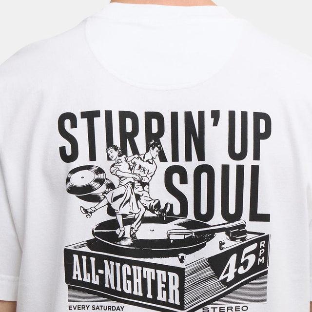 Barbour x Baracuta All Nighter Tee Cotton Jersey White